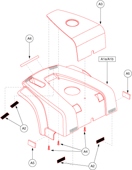 Shroud Assembly - Us_rear parts diagram