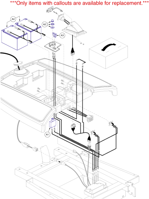 Shroud Assembly - Electronics (300lbs) parts diagram