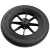 8 x 1-1/4 in. 8-Spoke Black Caster Wheel