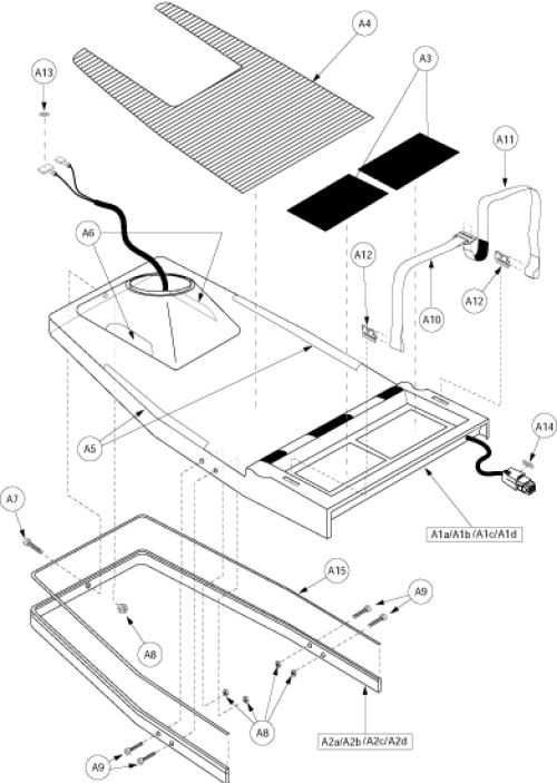 Shroud Assembly - Front 3-whl Gen2 parts diagram