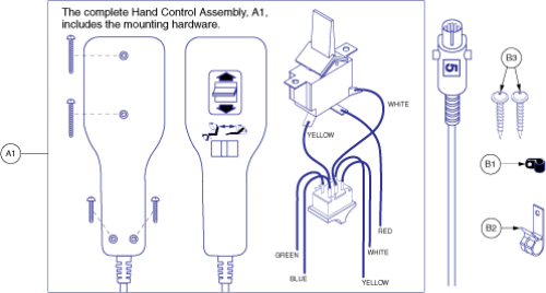 Hand Controls - Lc100_2 parts diagram