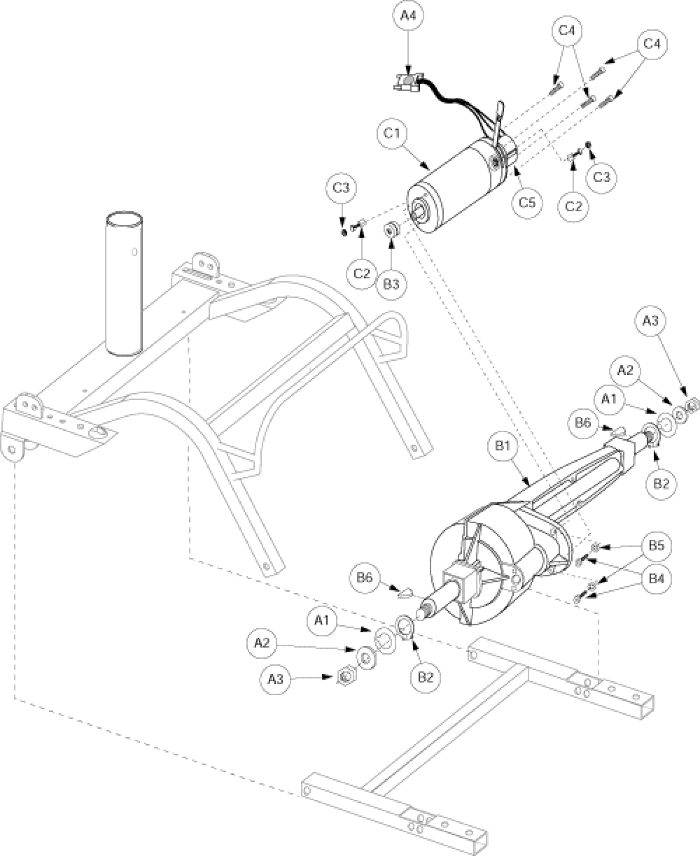 Drive Assembly - Gen. 3 parts diagram