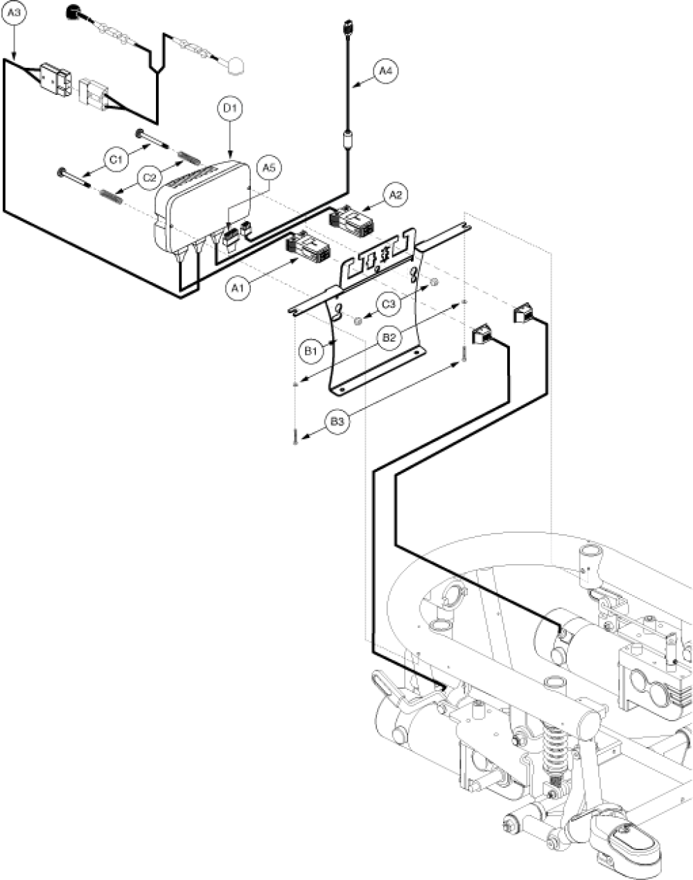 Electronics Assy - Ne, Off-board parts diagram