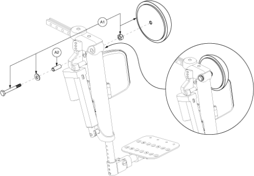 Alr Adductor Button parts diagram