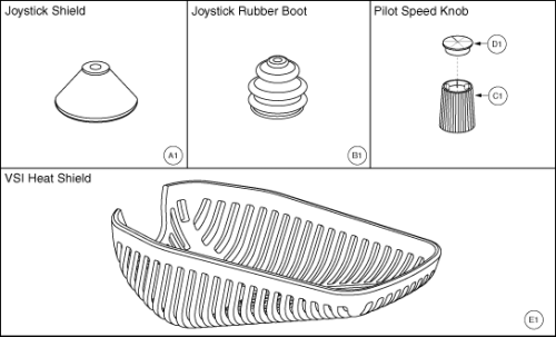 Reconditioned Joystick Parts parts diagram