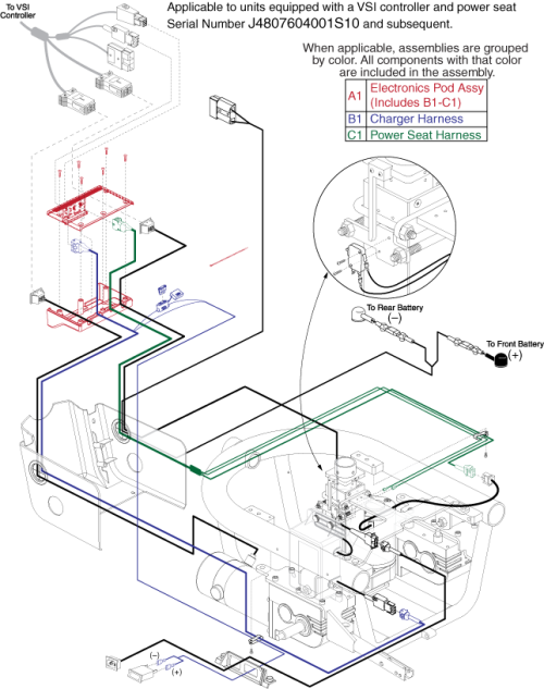 Electronics Tray Assembly - Vsi, Power Seat_gen 2 parts diagram