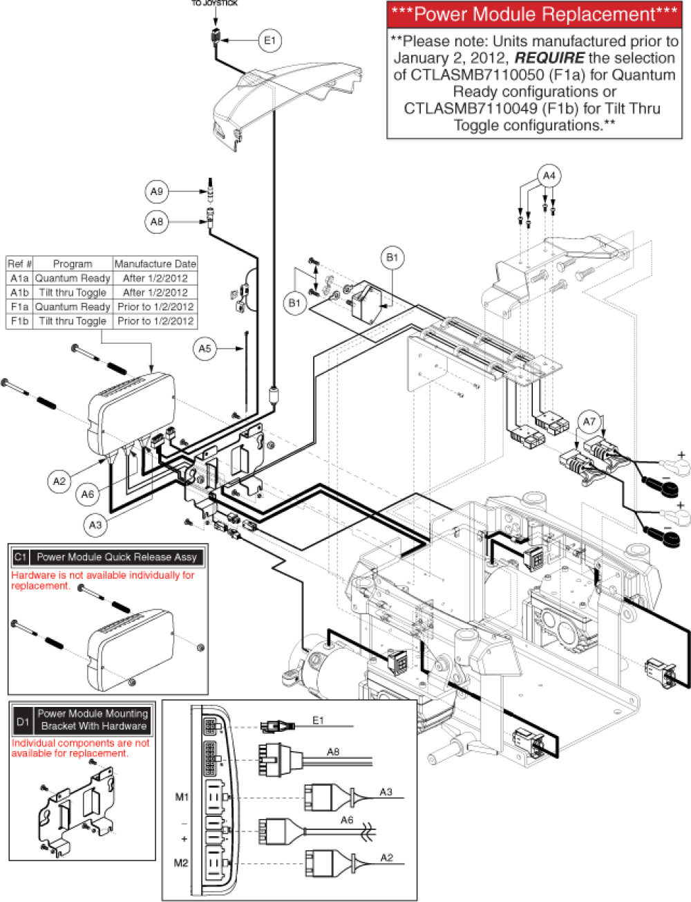 Electronics Assy - Q-logic, Accu-trac Motor, Qr/toggle parts diagram