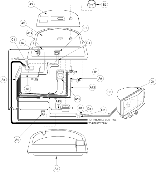 Electronics Assembly - Rear1 parts diagram