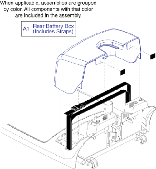 Shroud Assembly - Battery Box, Economy parts diagram