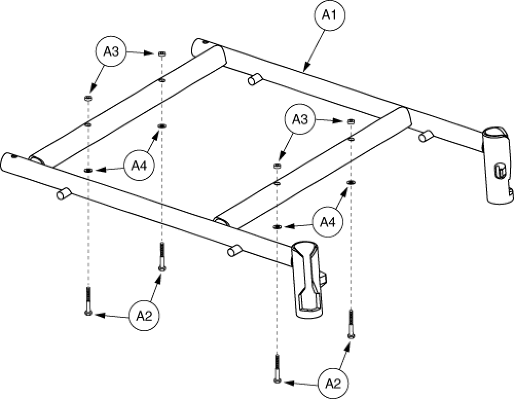 H Frame Elr Sa Tap Pin X18 parts diagram