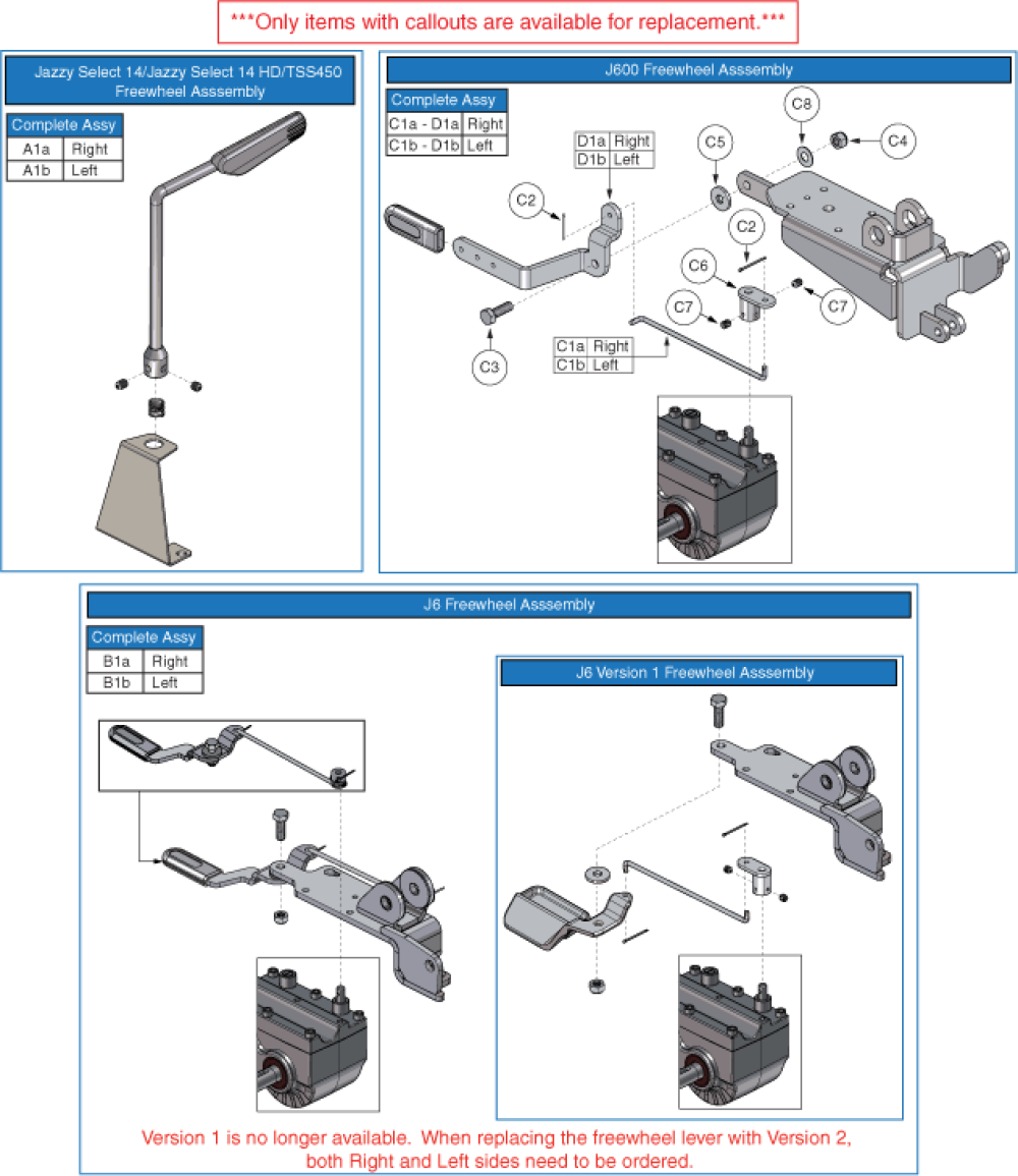 Freewheel Levers For Ccl Motors parts diagram
