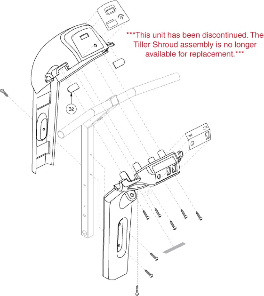 Shroud Assembly - Us Tiller (gen. 2) parts diagram