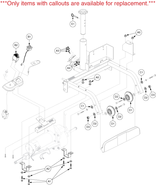 Frame Assembly - Rear_gen 2 parts diagram