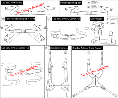 Bodypoint Positioning Components parts diagram