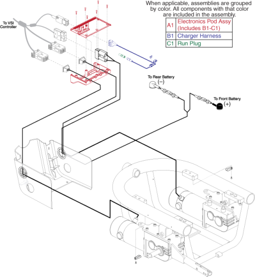 Electronics Assy - Vsi, Off-board, Quantum Ready parts diagram