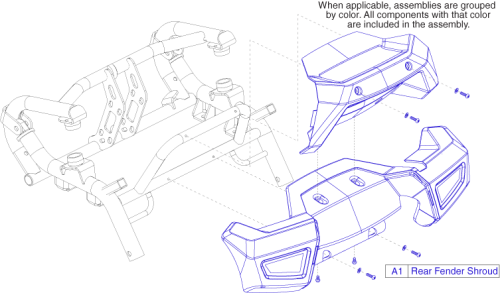 Gogo Lx W/ Cts - Rear Shroud parts diagram
