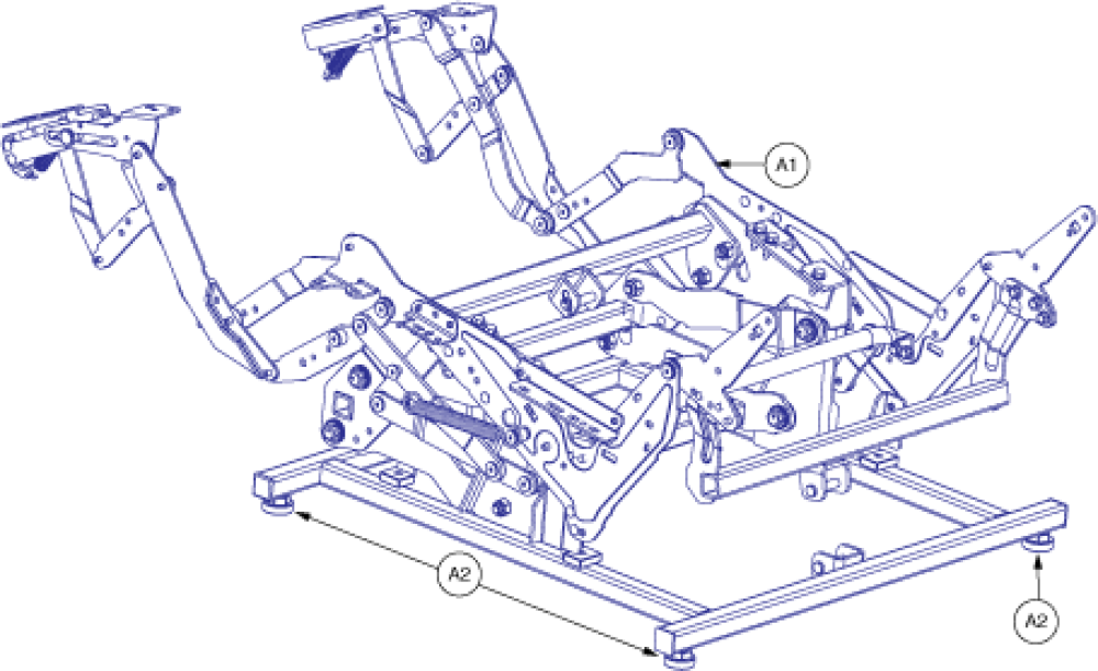 Lift Frame Assembly - Plr925m, Plr965m parts diagram