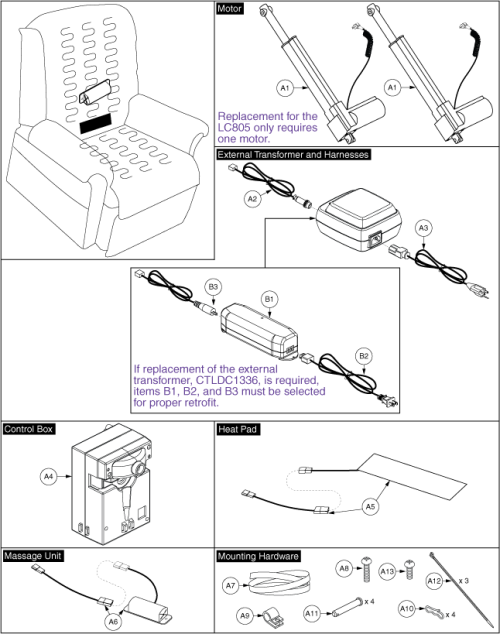 Assembly Dual Motor - H/m Options (gen. 2) parts diagram