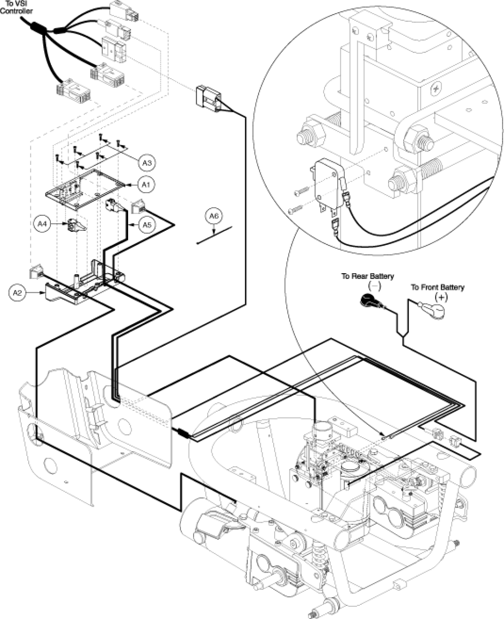 Electronics Tray Assembly - Vsi, Power Seat , Off-board parts diagram