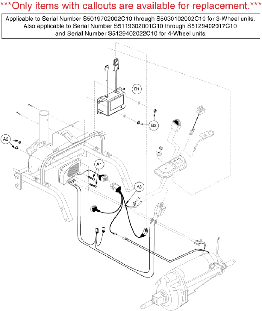 Electronics Assembly - Controller_gen 2 parts diagram