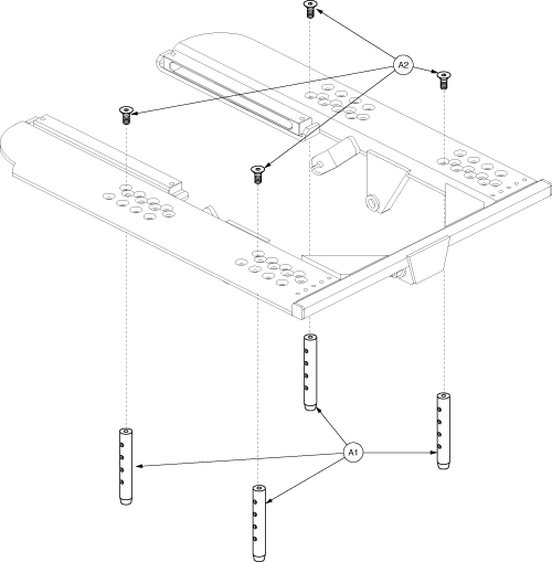 Mounting Tower Super Low 1113-ats/dynamo-ats parts diagram
