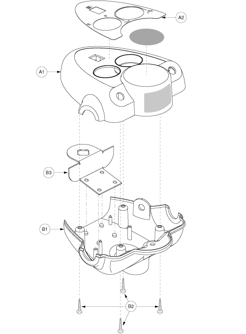 Shroud Assembly - Console (revo) parts diagram