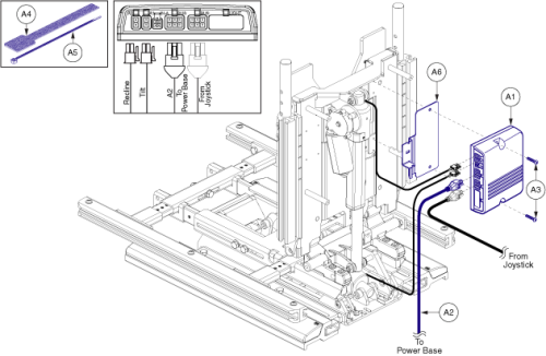 Tb3 Ne+, Tilt & Recline parts diagram
