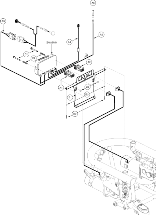 Electronics Assy - Ne+, Quant Ready/toggle, Off-board parts diagram