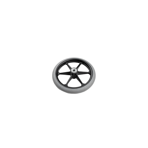 8 x 1 in. 6-Spoke Black Caster Wheel