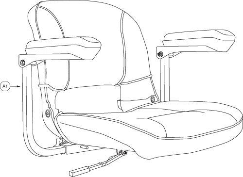 Seat parts diagram