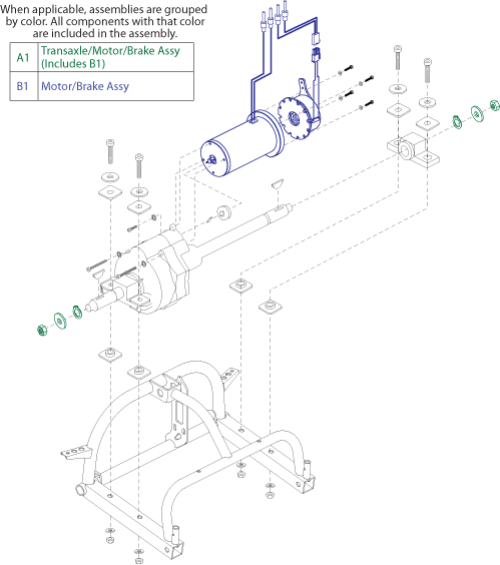 Motor parts diagram