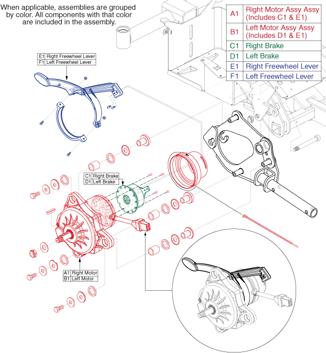 jazzy select motor