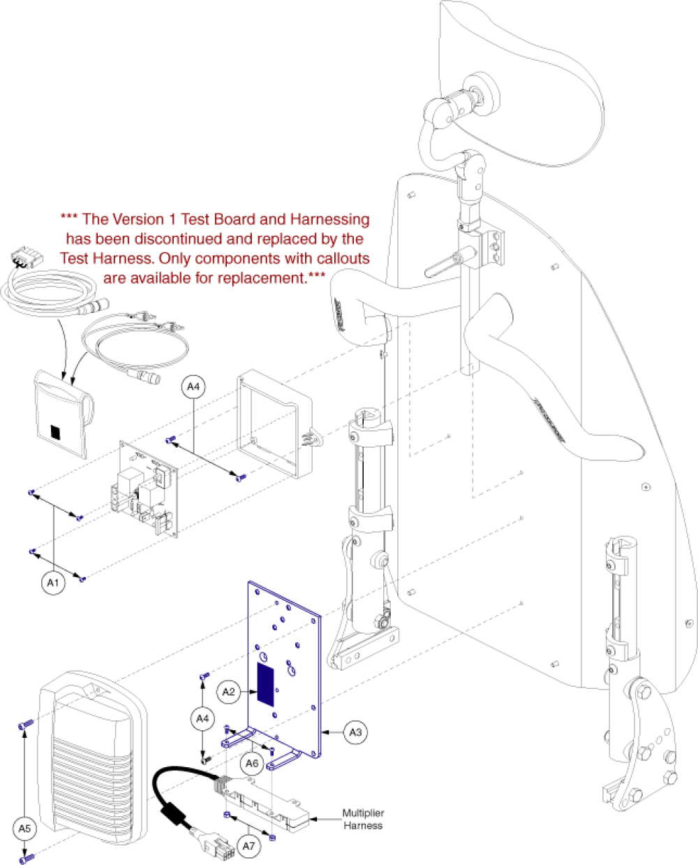 Electronics Mounting Box Assembly - Aam, Tru-balance 2 parts diagram