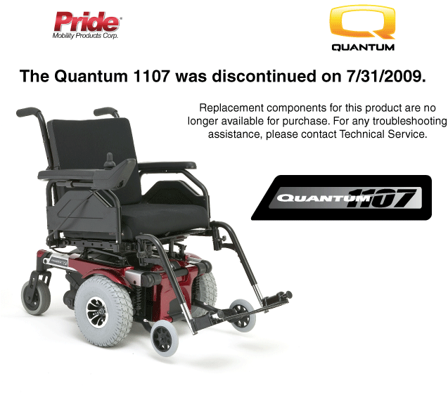 quantum 1107 power wheelchair