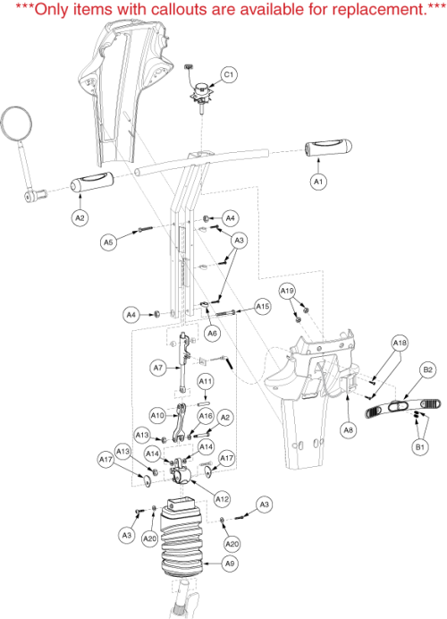 Frame Assembly - Co_tiller parts diagram