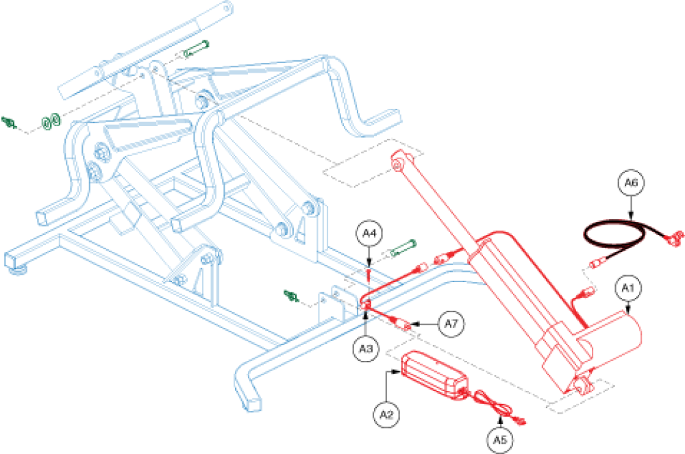 Motor Assembly - Dual Lead, Drvmotr1427, Energy Efficient parts diagram