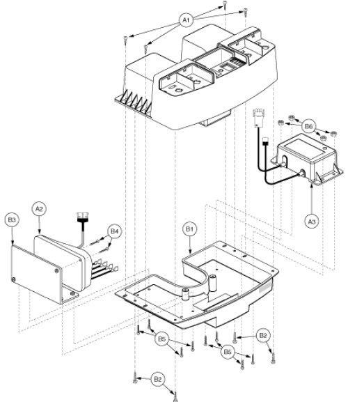 Electronics Assembly - Rear Tray Gen3 Pt1 parts diagram