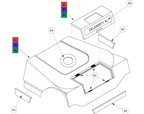 Shroud Assembly - Rearg1 parts diagram