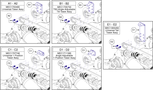 4front Seat Interface Assy's parts diagram