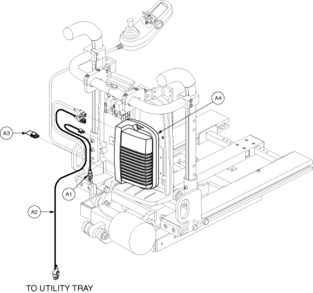 Eleasmb5697 - Tb Ped Tilt Q-logic Thru Joystick parts diagram