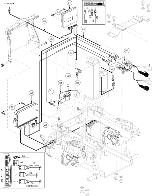 Ne+, Power Seat Thru Joystick parts diagram