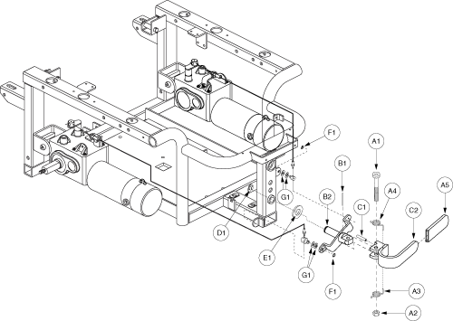 Single Lever Brake Assembly - Gen.3 parts diagram