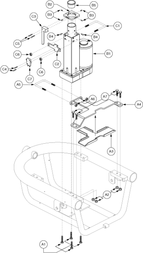 Power Seat Actuator - Gen 5_universal Seat parts diagram