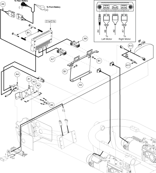 Electronics Assembly - Remote Plus, Qr, Onboard parts diagram