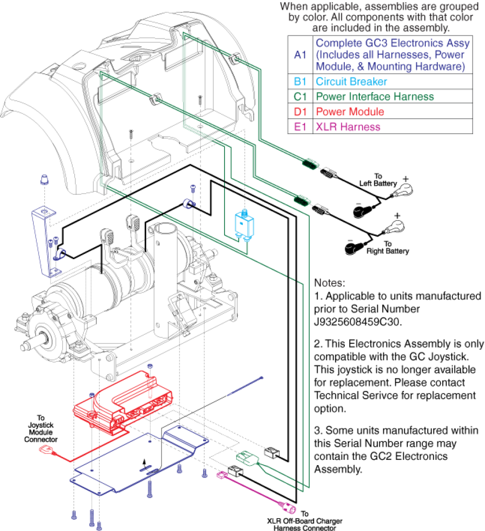Gc Electronics Assembly parts diagram