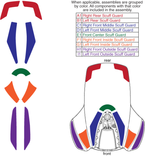 Scuff Guard Assembly parts diagram