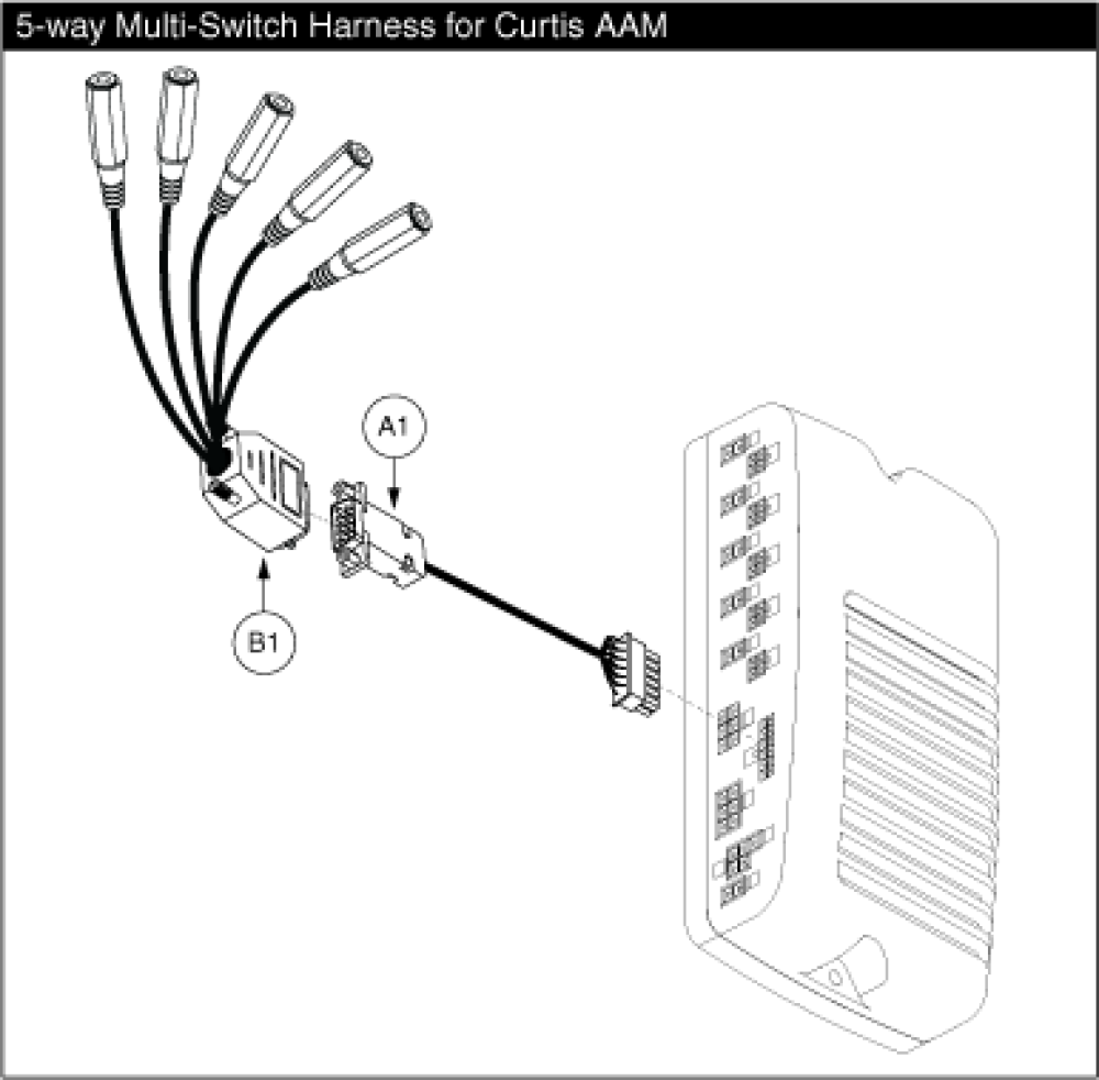 Aam Multi Switch Harnesses parts diagram
