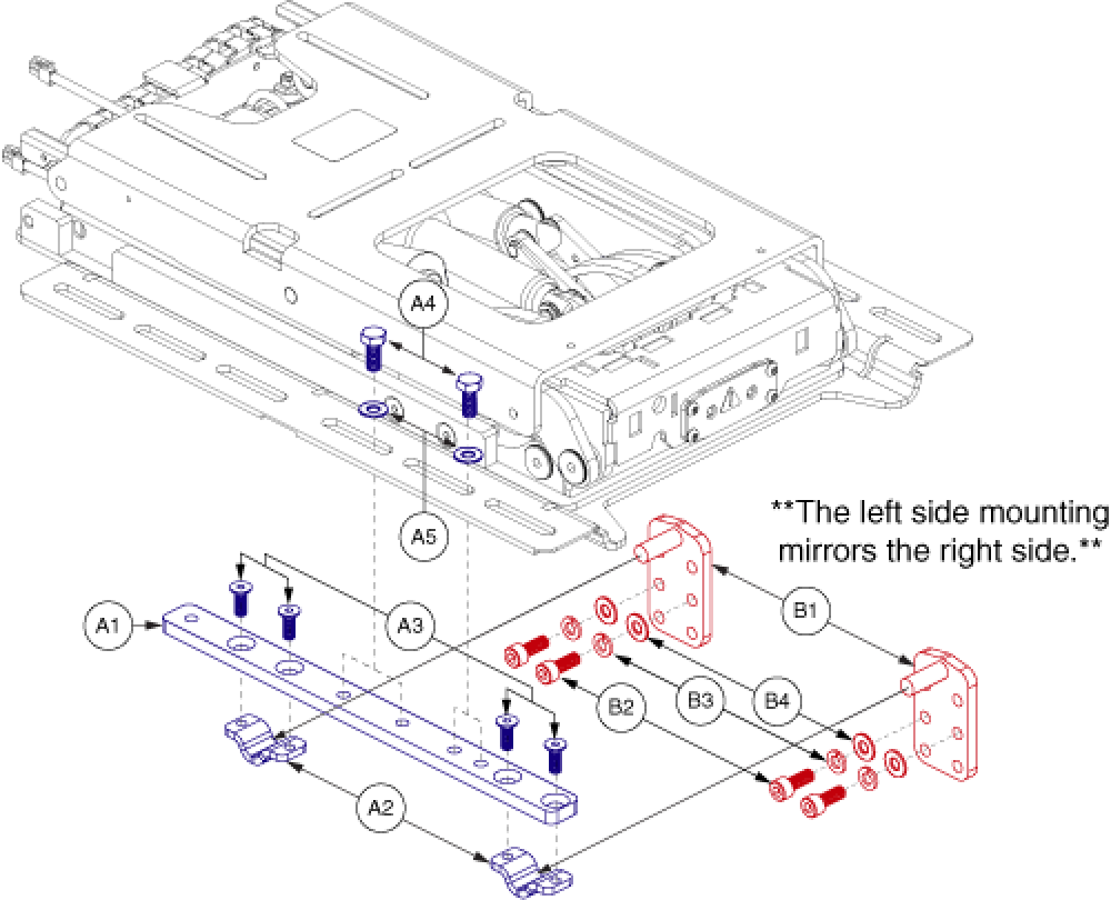 Tb3 Reac Lift Angle Adj. Seat Int. - Capts Seat, Edge 2 parts diagram