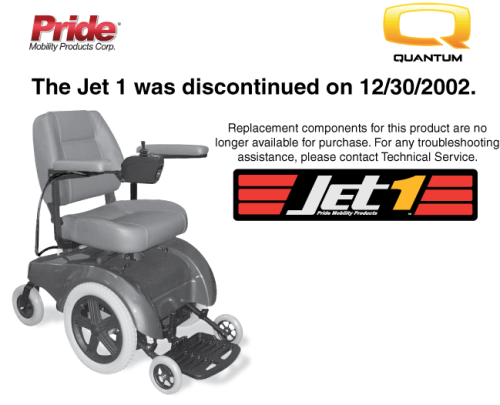 Jet 1 Final Discontinuation Page parts diagram