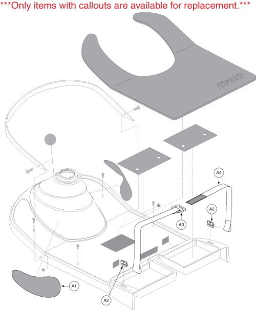 Shroud Assembly - Front 3-wheel parts diagram